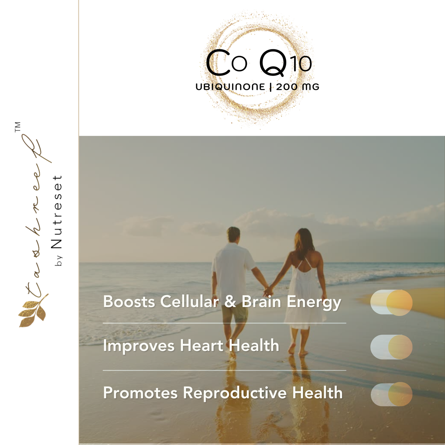 Tashreef CoQ10 200 mg (Ubiquinone) Softgels – Premium Heart, Energy & Antioxidant Support*