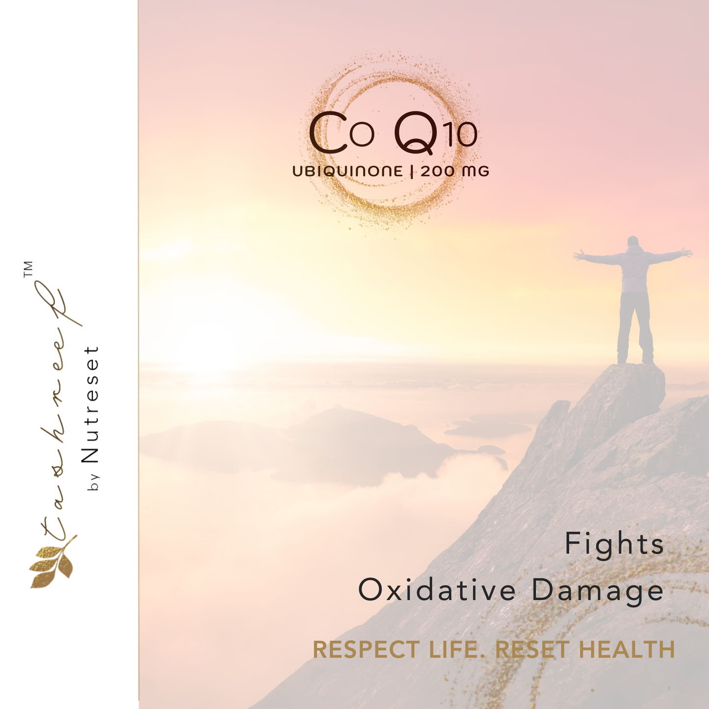 Tashreef CoQ10 200 mg (Ubiquinone) Softgels – Premium Heart, Energy & Antioxidant Support*